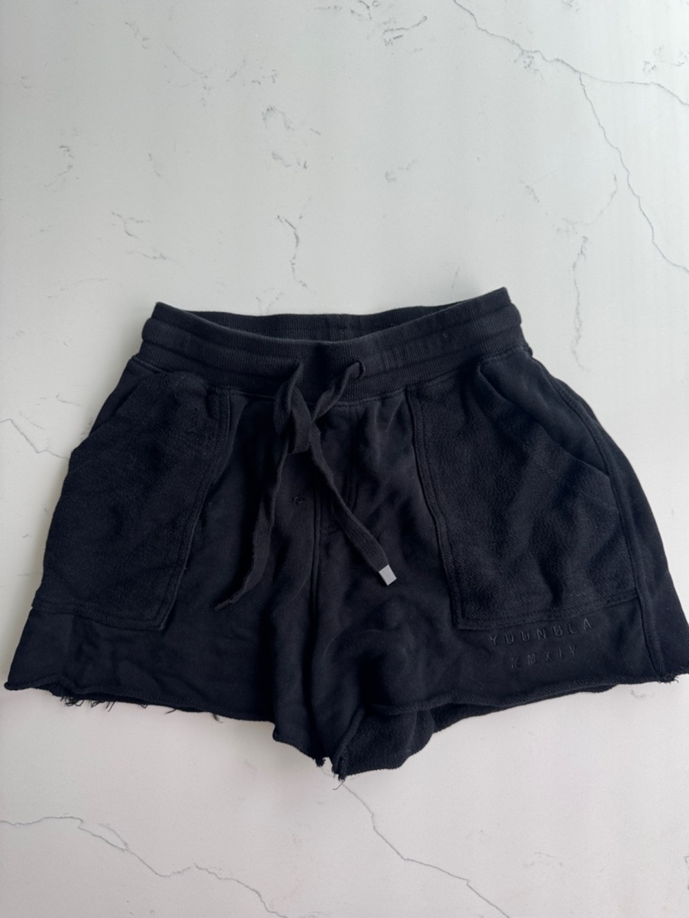 YoungLA Black Athletic Drawstring Women's Shorts